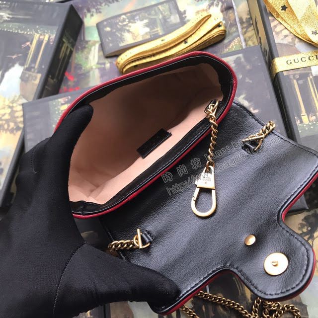 Gucci包 古馳新款中號GG Marmont系列 Gucci經典女包 米奇系列 443497米奇  gdj1125